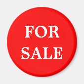 Für den Verkauf oder den Einzelhandel Marker rot w Magnet (Vorne)