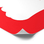 FÜR DEN VERKAUF UNTERZEICHNUNG WEISS AUF ROT POSTER (Ecke)