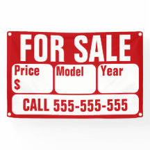 FÜR DEN VERKAUF VON KRAFTFAHRZEUGEN, BOOTEN, LKW,