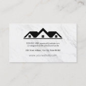 Für den Verkauf von Real Anwesen Agent Marmor Terminkarte (Rückseite)