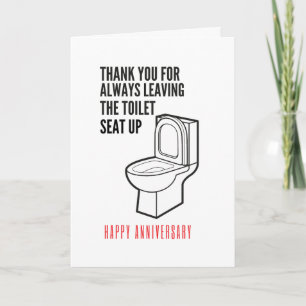 Für den Verlass der Toilette Sitzplatz auf glückli Feiertagskarte