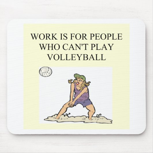 für den Volleyballspieler Mousepad (Vorne)