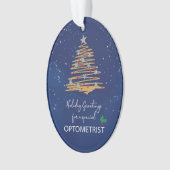 Für den Weihnachtsbaum-Individuelle Name der Optom Ornament (Vorderseite)