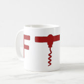 Für den Wein! Kaffeetasse (Vorderseite Links)