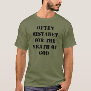 Für den Zorn Gottes gehaltenes T-Shirt