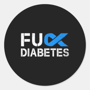 Für Diabetes-Bewusstseinsband Typ 1 Zwei 2 T1d Runder Aufkleber