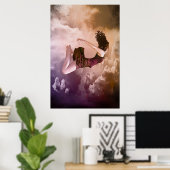 Für dich fallen poster (Heimbüro)