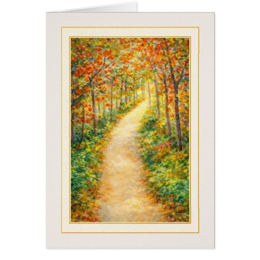 Für Dich - Friedlicher Herbstwaldpfad (Vorne)