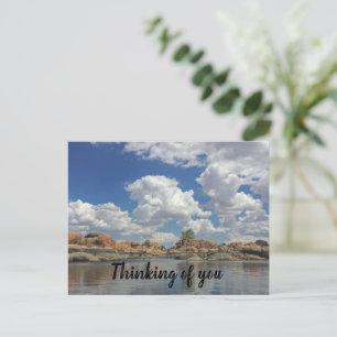 Für Dich Gedanken Friedenslandschaft Beileid Postkarte