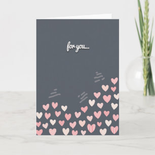 Für Dich Grußkarte zum Valentinstag Karte