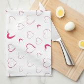 Für dich mein Herz gemacht Geschirrtuch (Viertel Falte)