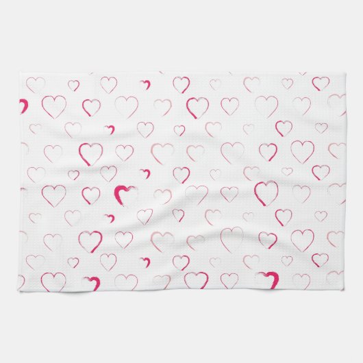 Für dich mein Herz gemacht Geschirrtuch (Horizontal)