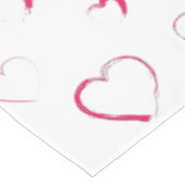 Für dich mein Herz gemacht Tischdecke (Schrägansicht)