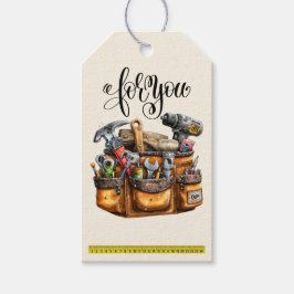 Für Dich mit Liebe - Rückseite ansehen - Geschenka Geschenkanhänger