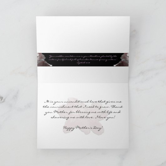 Für dich Mutter Karte (Innenseite)