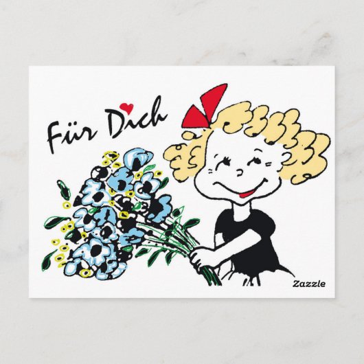 "Für dich" Postkarten (Rückseite)