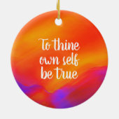 Für dich selbst ein wahrer Schmuck von Jo Images Keramik Ornament (Hinten)