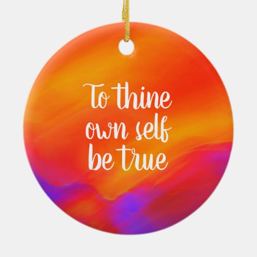 Für dich selbst ein wahrer Schmuck von Jo Images Keramik Ornament (Hinten)