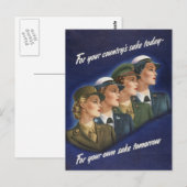 Für dich selbst postkarte (Vorne/Hinten)