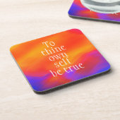 Für dich selbst sei wahrer Untersetzer von Jo Imag (Linke Seite)