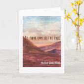 Für dich selbst wahr sein karte (Gelbe Blume)