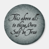 Für dich selbst wahr sein magnet (Vorne)