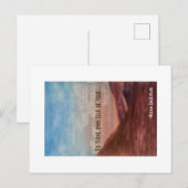 Für dich selbst wahr sein postkarte (Vorne/Hinten)