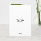 Für Dich Vierblattklee  Karte (Rückseite)