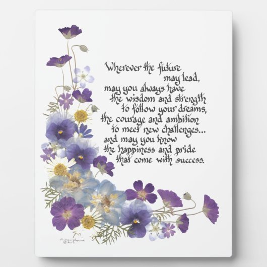 Für die Absolventen Fotoplatte (Vorderseite)