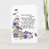 Für die Absolventen Karte (Vorderseite)