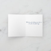 Für die Aquarellvase anpassbare Vase Feiertagskarte (Innenseite)