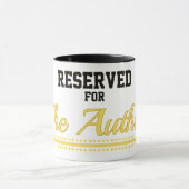 Für die Autorin Tasse (Zentrum)