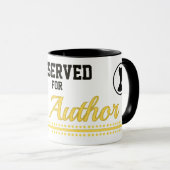 Für die Autorin Tasse (VorderseiteRechts)