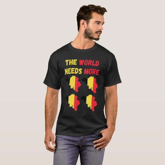 Für die Belgierin und die Fans braucht die Welt me T-Shirt (Vorne ganz)
