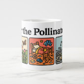 Für die Bestäuber Jumbo-Tasse (Vorderseite)