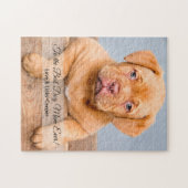 Für die beste Hunde-Mama je benutzerdefiniertes Fo Puzzle (Horizontal)