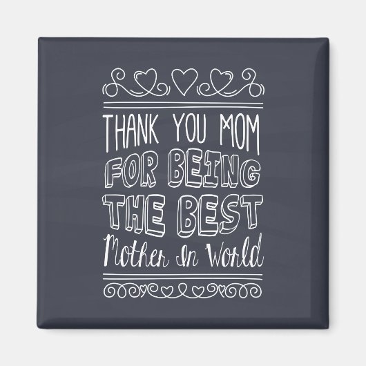 Für die beste Mama der Welt | Magnet (Vorne)