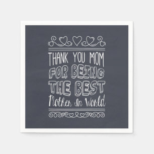 Für die beste Mama der Welt Napkin Serviette