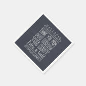 Für die beste Mama der Welt | Napkin Serviette (Ecke)