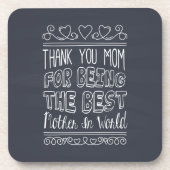 Für die beste Mama der Welt | UNTERSETZER (Vorderseite)