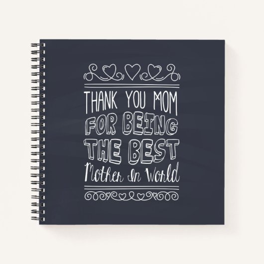 Für die beste Mama im World Guestbook Notizbuch (Vorderseite)