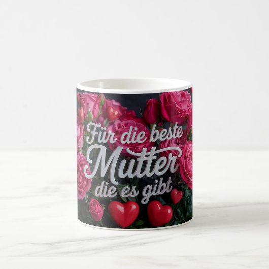 Für die Beste Mutter die es gibt Kaffeetasse (Mittel)