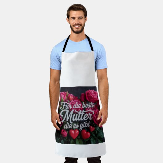 Für die Beste Mutter die es gibt Schürze (Getragen)
