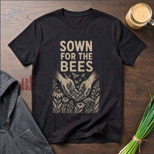 Für die Bienen gesäte einheimische Wildblumenvielf Tri-Blend Shirt
