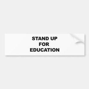 FÜR DIE BILDUNG EINSETZEN AUTOAUFKLEBER