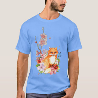 für die Blume von Japanisch Cherry Blossom Vintage T-Shirt