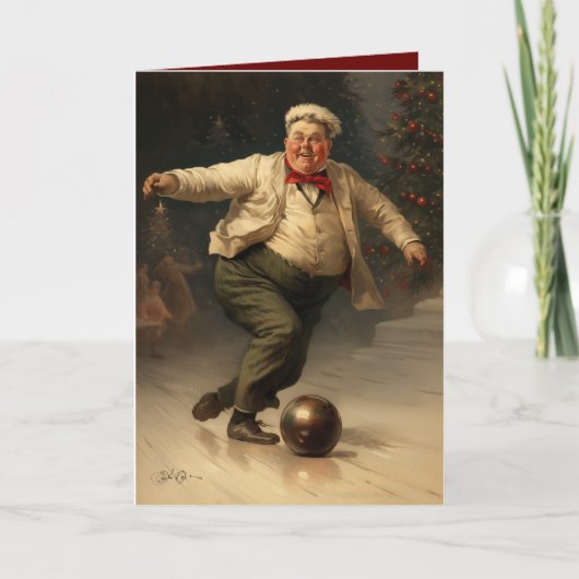 Für die Bowlers Feiertagskarte (Vorderseite)