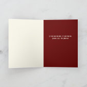 Für die Bowlers Feiertagskarte (Innenseite)