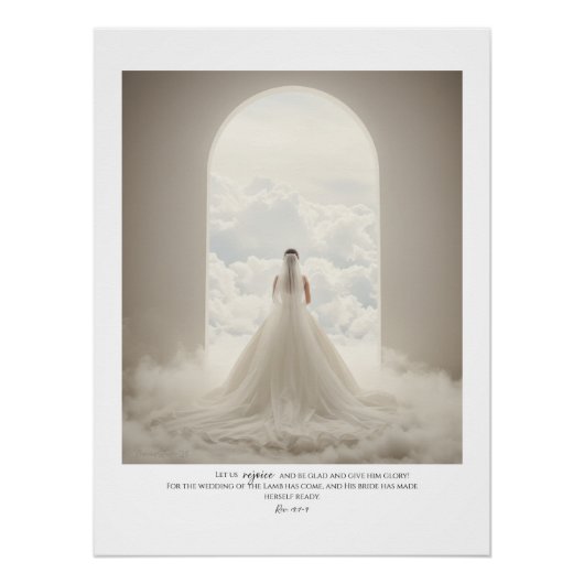 Für die Braut Er Lieben. Glänzend Poster (Vorderseite)