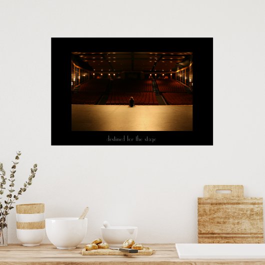 ...für die Bühne bestimmt Poster (Küche)